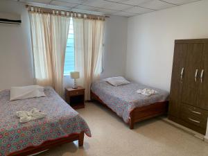 Voodi või voodid majutusasutuse Julianna Country House toas
