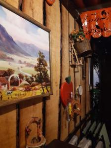 TV a/nebo společenská místnost v ubytování Hotel Posada La Bonita