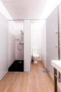 Koupelna v ubytování Hostel Nüt