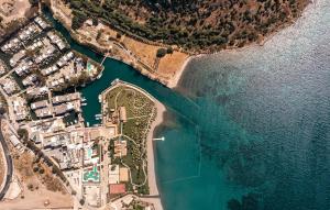 an aerial view of a beach and the water at Radisson Collection Hotel, Bodrum in Akyarlar