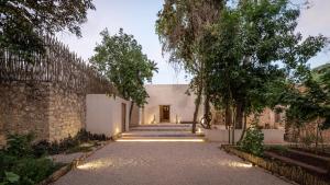 Aed väljaspool majutusasutust Casona los Cedros