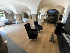 A seating area at Casa Rural el Serrat de Baix