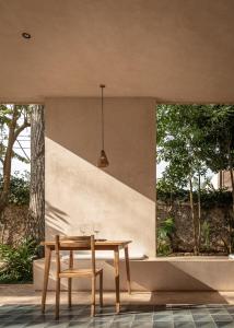 Istumisnurk majutusasutuses Casona los Cedros