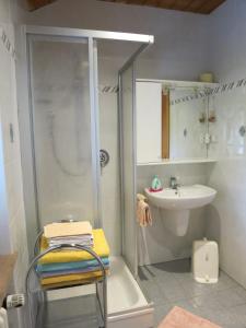 A bathroom at Feldererhof
