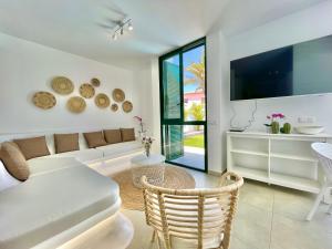 Posedenie v ubytovaní Taucho - private, heatable pool, BBQ, 4 bedrooms - Vivienda vacacional