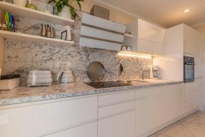 Kuchyň nebo kuchyňský kout v ubytování Apartment Rippl II