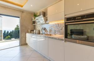 Kuchyň nebo kuchyňský kout v ubytování Apartment Rippl II