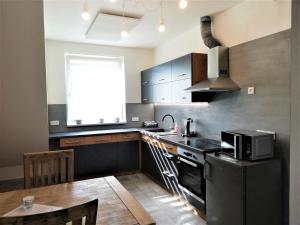 Kuchyň nebo kuchyňský kout v ubytování Apartmány Pod Čápy, Nasavrky