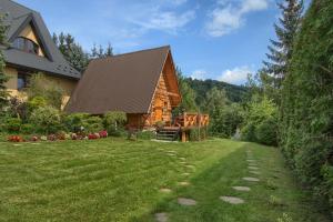 Vonkajšia záhrada v ubytovaní Oaza Tatry I