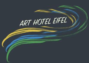 an image of a wave with the words art hotel effect at Art Hotel Eifel in Heimbach