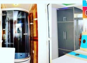 Koupelna v ubytování Twiks Villa