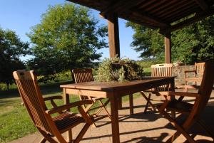 A garden outside La Spinetta