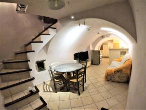 Posezení v ubytování Gîte Ispagnac