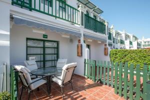 Balkón alebo terasa v ubytovaní Bungalow Duna Flor Verde