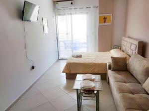 TV a/nebo společenská místnost v ubytování Apartamenti Velvet
