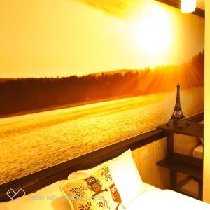 Cama o camas de una habitación en 星月澄嵐