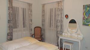Łóżko lub łóżka w pokoju w obiekcie Appartement " Am Fasangarten "