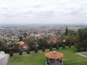 Letecký snímek ubytování Mirador del Frayle