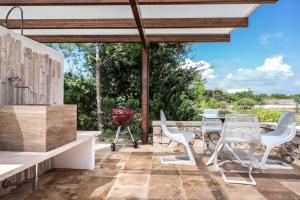 Balkon lub taras w obiekcie Fani Luxury Villas