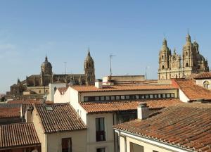 Výhľad na mesto Salamanca alebo výhľad na mesto priamo z hotela