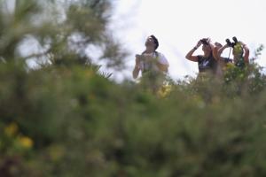 a group of people taking pictures with their cameras at Pure Flor de Esteva in Vila do Bispo