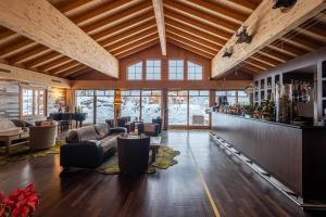 Χώρος καθιστικού στο Chalet RoyAlp Hôtel & Spa