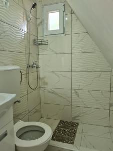 Koupelna v ubytování Apartmani Radaković
