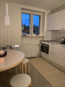 Kuchyň nebo kuchyňský kout v ubytování Wonder Rovaniemi