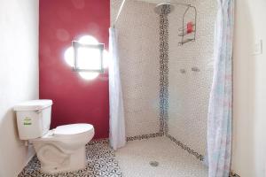 Koupelna v ubytování Hermosa Suite Privada en Casa Holística