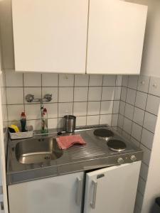 Küche/Küchenzeile in der Unterkunft FeWo Rose - Mitten im Herz Goslar