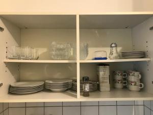 Küche/Küchenzeile in der Unterkunft FeWo Rose - Mitten im Herz Goslar