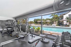 Fitness centrum a/nebo fitness zařízení v ubytování Culgoa Point Beach Resort