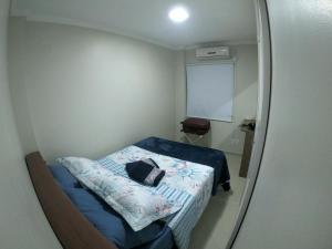 Katil atau katil-katil dalam bilik di Apartamento Refúgio das Thermas