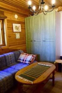 Ένα ή περισσότερα κρεβάτια σε δωμάτιο στο Päivänsäde Cottage