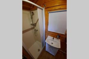 Vannituba majutusasutuses Autarkes Tiny House mit Rheinblick