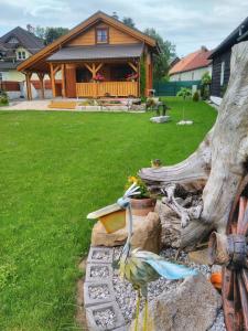 A garden outside Chata Kaprík 35