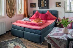 Χώρος καθιστικού στο Pension Harmony