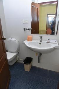 Koupelna v ubytování Hotel Sonas