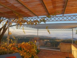 Balkón alebo terasa v ubytovaní La Dispensa-bio agriturismo