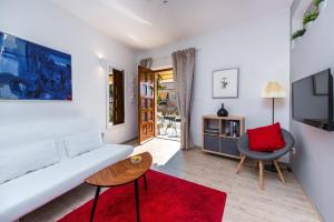 Televízia a/alebo spoločenská miestnosť v ubytovaní Romance Apartments Dubrovnik
