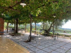 Balkón alebo terasa v ubytovaní La Dispensa-bio agriturismo