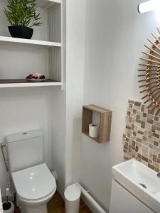 Koupelna v ubytování APPARTEMENT T2 ROUTE DES SALINES