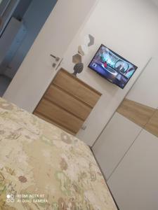 TV a/nebo společenská místnost v ubytování CASETTA DEL SARACENO