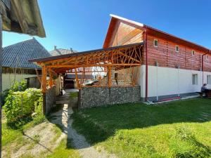 Bygningen som pensionatet ligger i