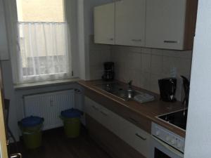 Küche/Küchenzeile in der Unterkunft Hostel Ballenstedt