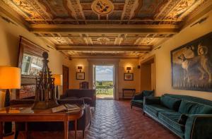 Posezení v ubytování Borgo Scopeto Wine & Country Relais