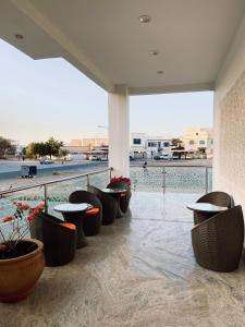 Balkoni atau teres di Alsahwa Hotel