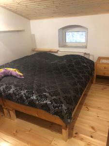 Postel nebo postele na pokoji v ubytování U Włochów Różanka koło Międzylesia Przyjazny zwierzętom domowym