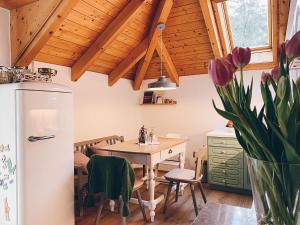 Dapur atau dapur kecil di Villa Rosa
