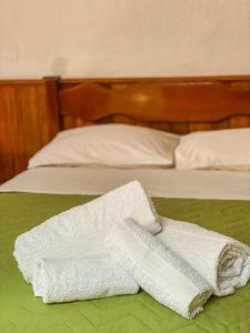 Postel nebo postele na pokoji v ubytování Pousada Marymar